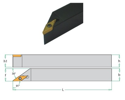 SVJCR1010K11 Soustružnické nože na VCMT1103.. Pravé 91°