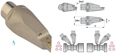 PSC63-SVMBL00130-16HP Soustružnick.nože na VBMT1604 Levé 50°