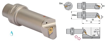 PSC40-SVQBL18090-16 Soustružnic.nože na VBMT1604 Levé 107,5°