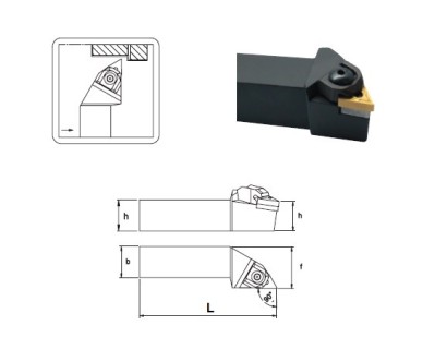 WTGNL2525M16 Soustružnické nože na TNMG1604.. Levé 90° WTGNL2525M16 Soustružnické nože na TNMG1604.. Levé 90°