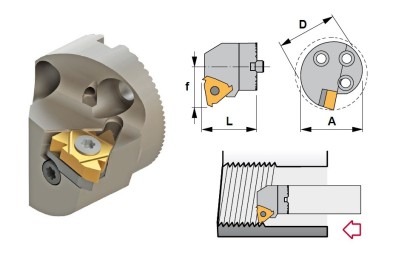 A25X-STXNR16-N Soustružnické nože na 16IR.. Pravé 90°