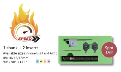 SD0823A23B350 Středící a srážecí vrták multifunkční v sadě