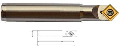 CMN-1411150-S16 - Středící a srážecí vrták - stopkový