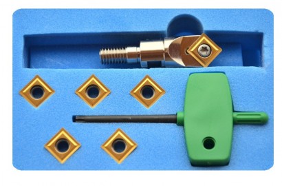 SAD-ACX6 M08 OCEL Středící a srážecí vrták v sadě závitové