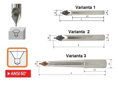 QCD-1208100 Středící vrtáky-navrtáváky