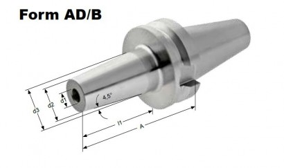 985-BT3005A60 TEPELNÉ UPÍNAČE 4,5° BT JIS B 6339 (MAS403BT)
