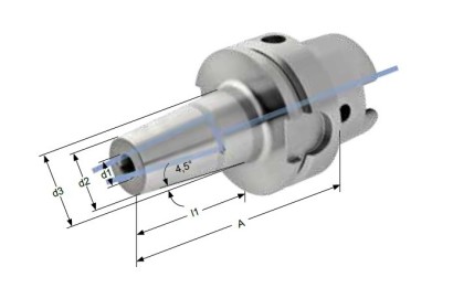 995-A4012A90 TEPELNÉ UPÍNAČE 4,5° HSK-A DIN69893