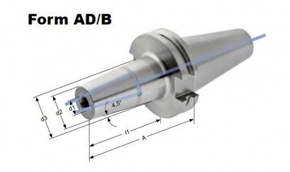 995-SK4016A120 TEPELNÉ UPÍNAČE 4,5° SK DIN69871