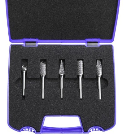 45810 Technické frézy - rotary burrs - 5 ks v sadě