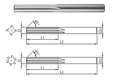SSR060 TK výstružníky s přímými drážkami H7