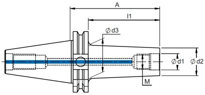 463-SK501075ZY - UPÍNAČE PRO FRÉZY SE ZÁVITEM