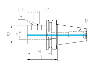 BT50-SLA-32105 Upínače BT50 JIS B6339 pro vrtáky s VBD s IK