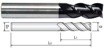 ZE503130 VELMI PRODUKTIVNÍ 3-BŘITÉ FRÉZY DO 65 HRC 45°