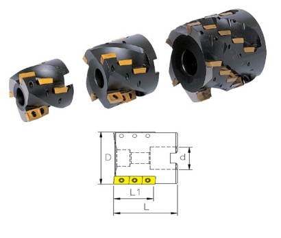 SEC-632763SE VÍCEZUBÉ NÁSTRČNÉ FRÉZY KUKUŘICE 90° na APKT16