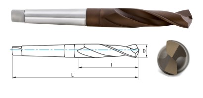 1154-19 VRTÁKY HSS MORSE 135° - h8 1154-19 VRTÁKY HSS MORSE 135° - h8