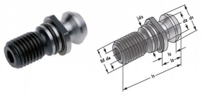 404.20.16.20 - VZTAŽNÝ ŠROUB ISO 7388 PRODLOUŽENÝ O 3 MM