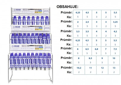 55633 Velká sada vrtáků HSSE 5%Co 135° - broušené DIN338W