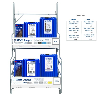 22320 Velká sada vrtáků HSSE 5%Co 135° h8, broušené DIN338N
