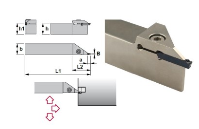 CZCDL1616H23 Vnější levé upich/zapich držáky na WD..
