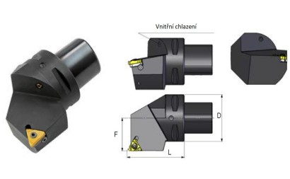 P80-SER55080-16 Vnější pravé držáky na destičky ER..