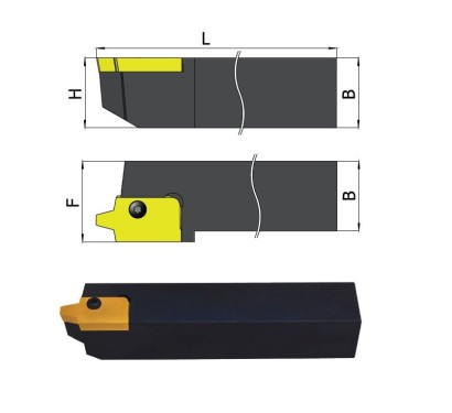 SER3232P40T Vnější pravé držáky pro VELKÉ PROFILY na 40ER..