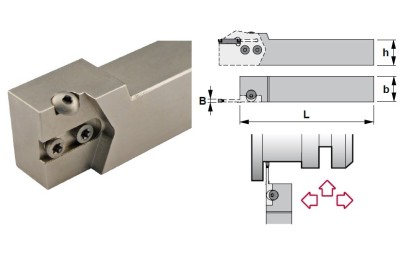 CZGDR3232P26 Vnější pravé upich/zapich držáky na WD..