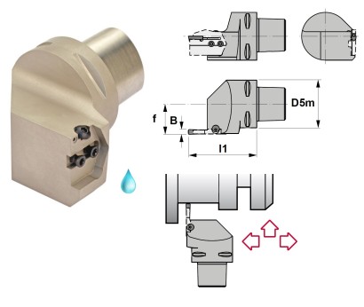 PSC50-CZGDR30047 Vnější pravé upich/zapich držáky na WD..