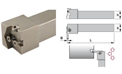 CZFDR2020K26 Vnější pravé vertikál upich/zapich držáky WD..