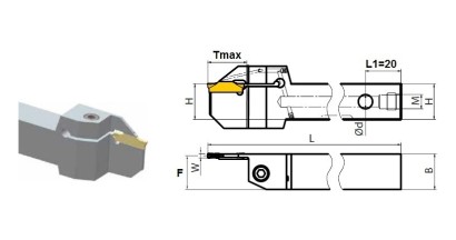 QEKD2525R30-DGSC Vnější pravé upich/zapich na Z.K/E/F/H/GD