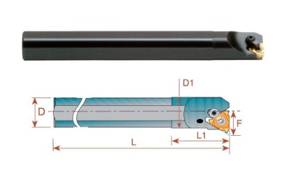 DIL0032S16 Vnitřní levé držáky na destičky IL.. S CHLAZENÍM