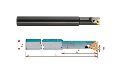 SIL0013M16B Vnitřní levé držáky na IL.. S CHLAZENÍM