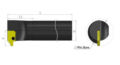 SIR0040T40 Vnitřní pravé držáky VELKÉ PROFILY na 30IR/40IR..