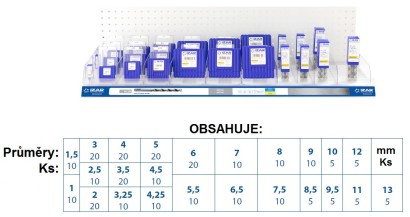 71644 Vrtáky HSSE 5%Co 135° pro vrtačky h8 NA LIŠTĚ