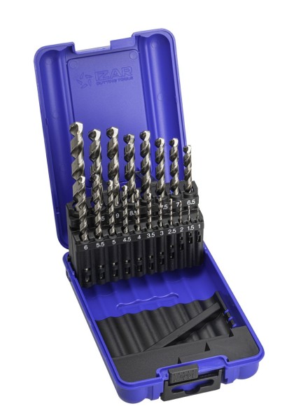 24636 Vrtáky HSSE 5%Co 135° pro vrtačky v sadě 19 KS h8