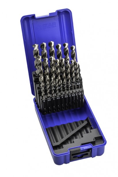 24638 Vrtáky HSSE 5%Co 135° pro vrtačky v sadě 25 KS h8