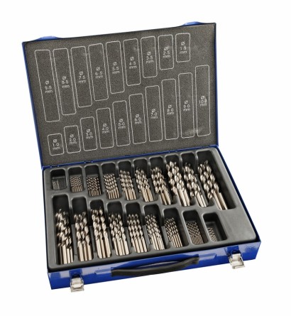 10676 Vrtáky HSSE 5%Co 135° v sadě 170 KS h8 broušené