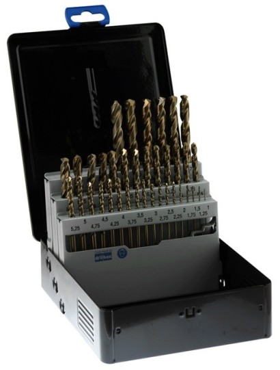 18367 Vrtáky HSSE 5%Co 135° v sadě 37 KS h8