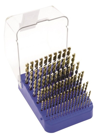 66483 Vrtáky HSS 130° Zirkonio v sadě 91 KS h8 ZIRKONIO