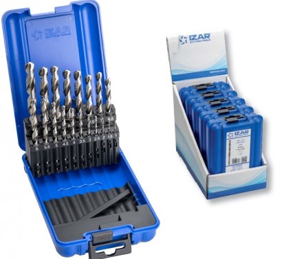 80659 5 SAD Vrtáky HSS 130°pro vrtačky v sadě 19 KS h8 5 SAD