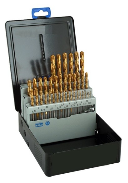 27134 Vrtáky HSS+TIN 118° v sadě 37 KS h8 OBECNÉ POUŽITÍ