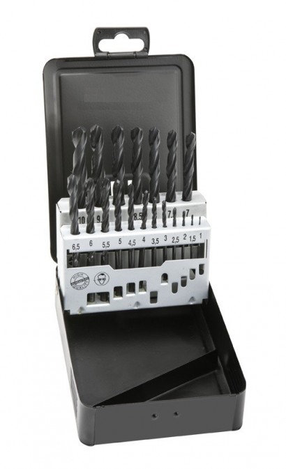 30206 Vrtáky HSS v sadě 19 KS rolované (nebroušené)