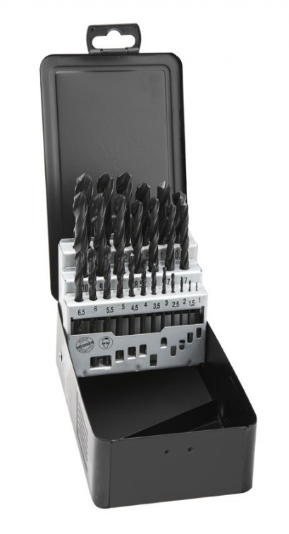 30210 Vrtáky HSS v sadě 25 KS rolované (nebroušené)