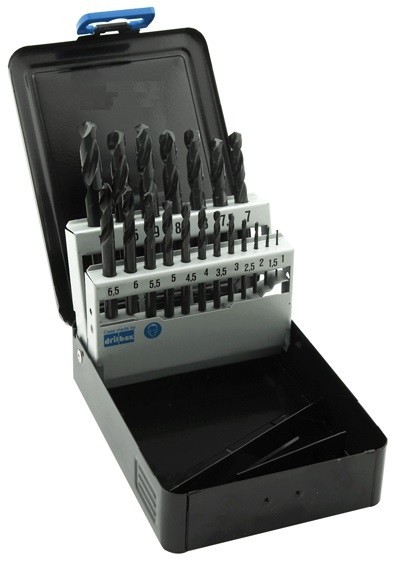 11935 Vrtáky krátké HSS 135° v sadě 19 KS h8