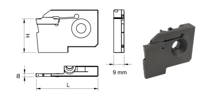ZG.C.2.1.F.R25.IC kazeta pro zapich, upicho a soustružení
