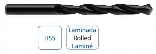 1009 SET 6 KS - VRTÁKY HSS - rolované (nebroušené) pro ruční vrtačky DIN338