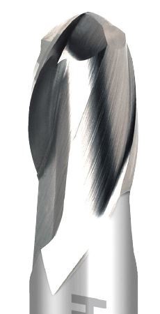 2-BŘITÉ FRÉZY HSS M42 DIN 327 N - KULOVÉ 30°