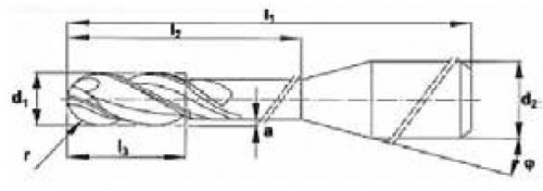 3-BŘITÉ KULOVÉ FRÉZY S DIAMANTOVÝM POVLAKEM
