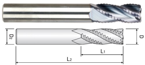 3 – 6 BŘITÉ TK FRÉZY PRO HRUBOVÁNÍ A DOKONČENÍ HRC65