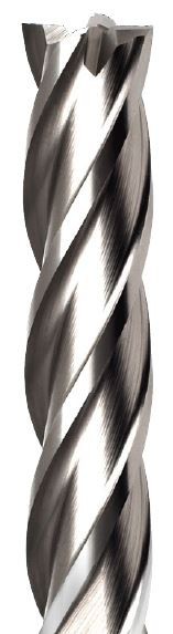 4-6-břité DLOUHÉ FRÉZY HSS M42 DIN 844L - ROVNÉ 30°