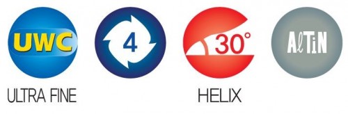 4-BŘITÉ FRÉZY HRC55-DLOUHÝ BŘIT